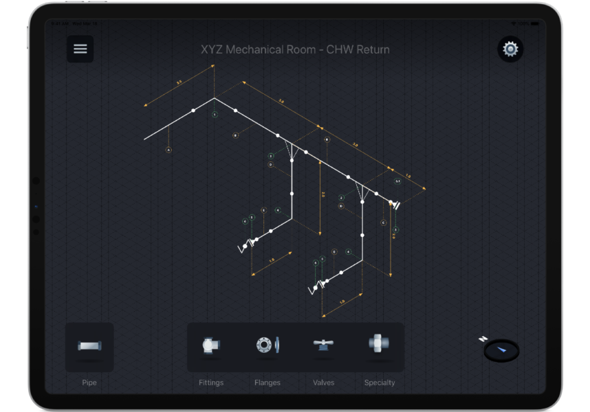 Easy Isometric - Pipe Isometric Drawing Example